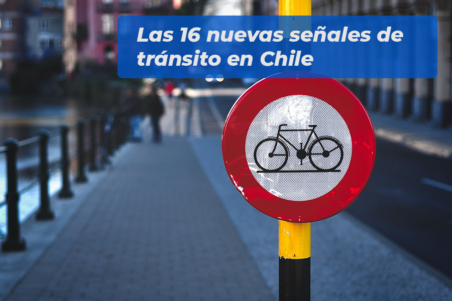 Las 16 nuevas señales de tránsito en Chile