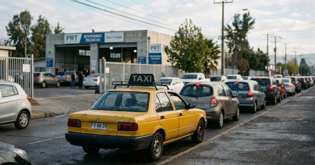 Revisión técnica para taxis y colectivos